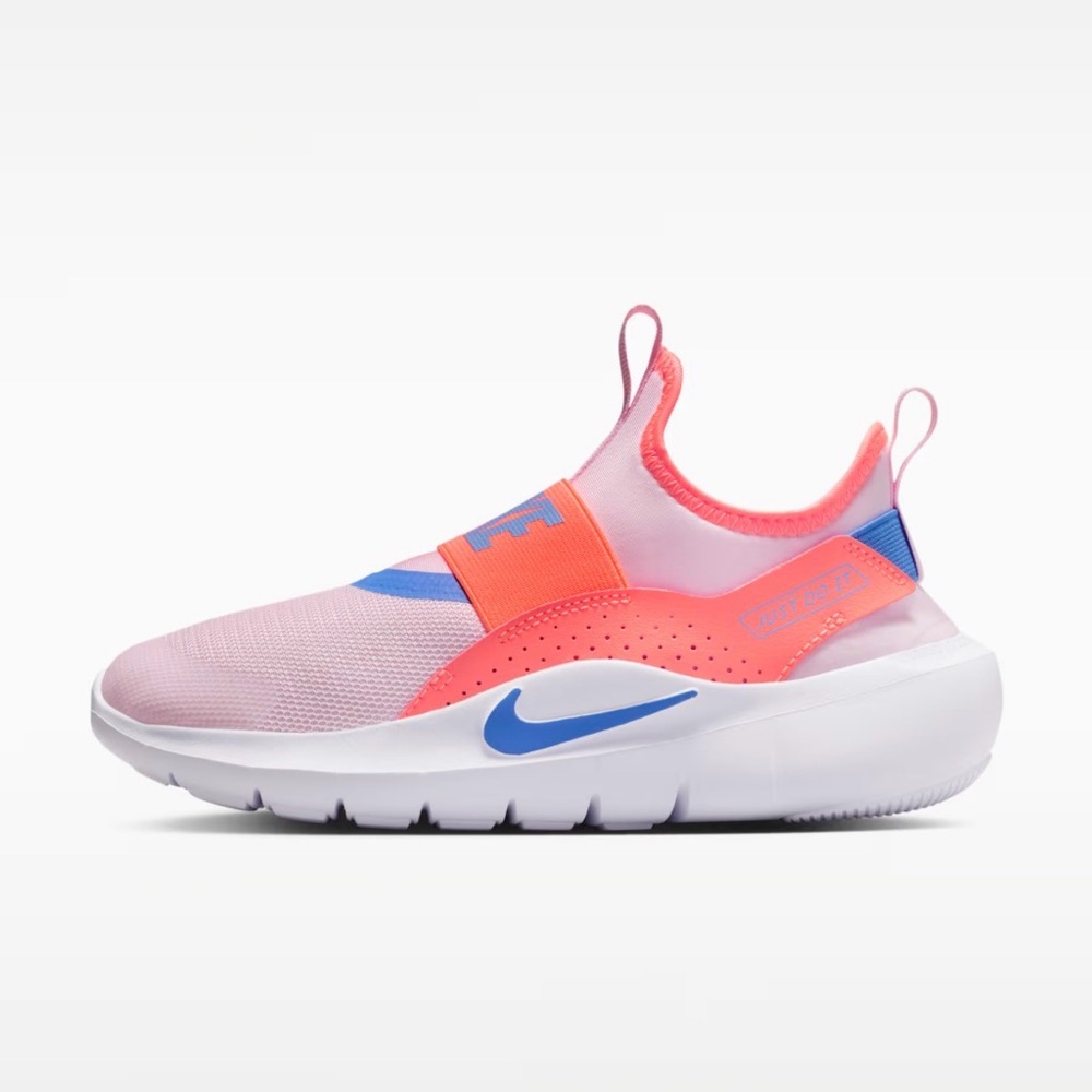 Nike Flex Runner Pink and Orange Girls Sneakers 12C - Picture 2 of 8